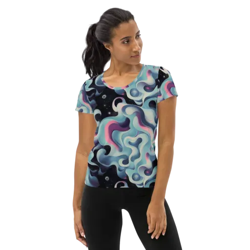 Judd Elegance on a Women's Athletic T-Shirt