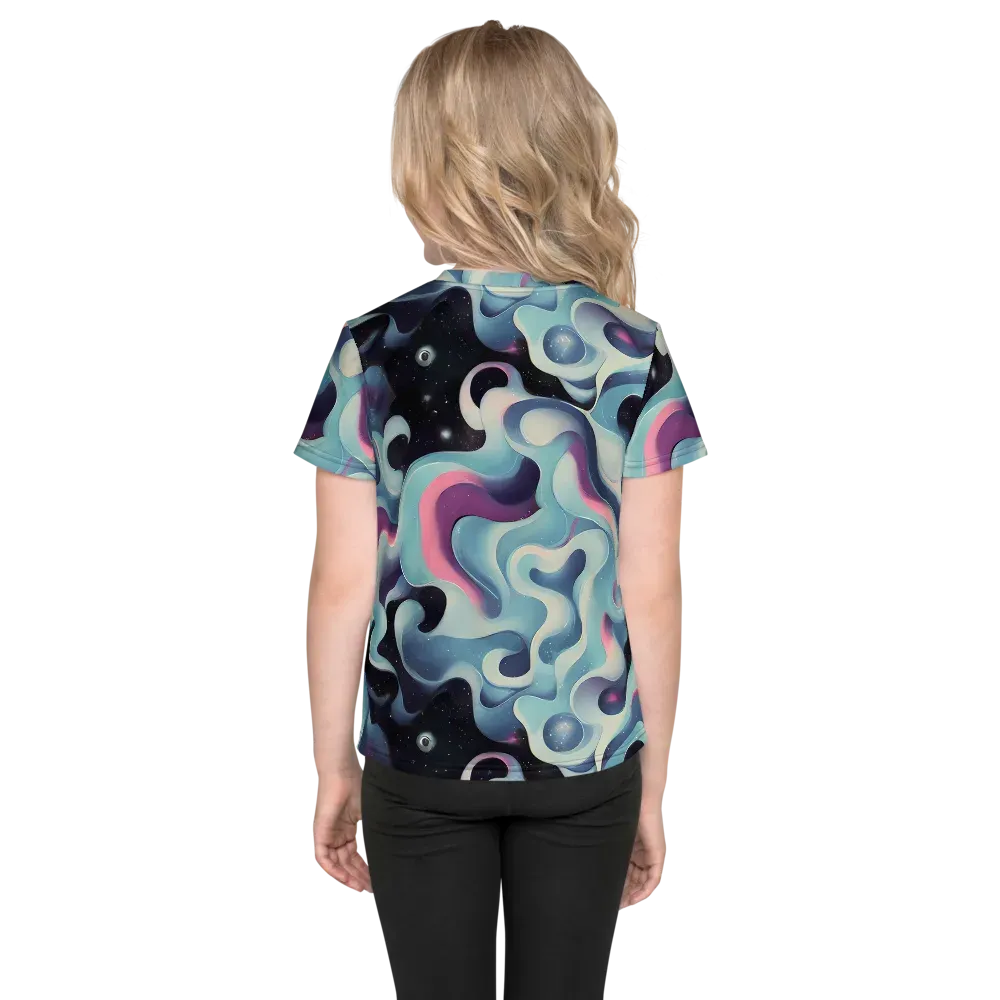Judd Elegance on Kids Crew Neck T-Shirt — Back