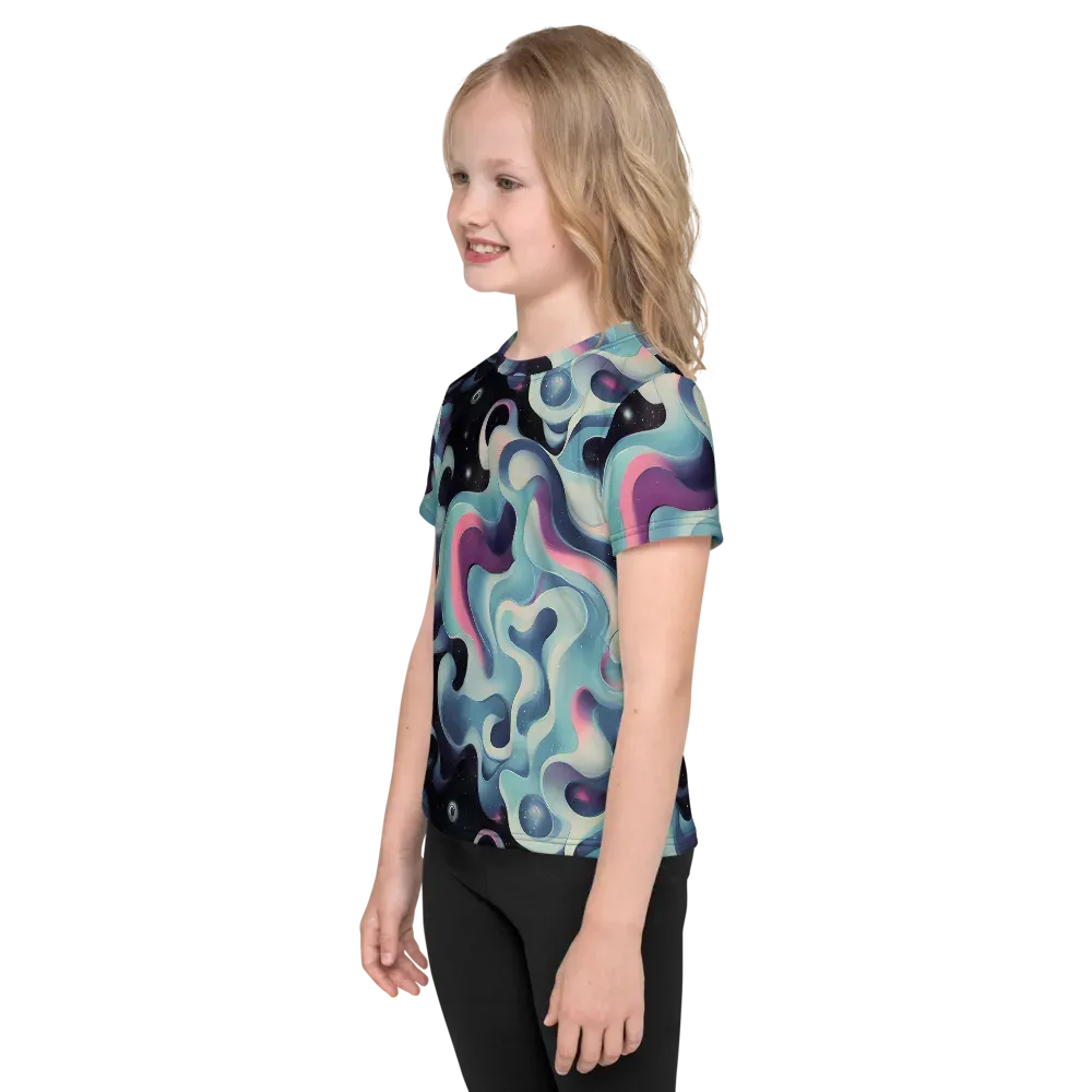 Judd Elegance on Kids Crew Neck T-Shirt — Left