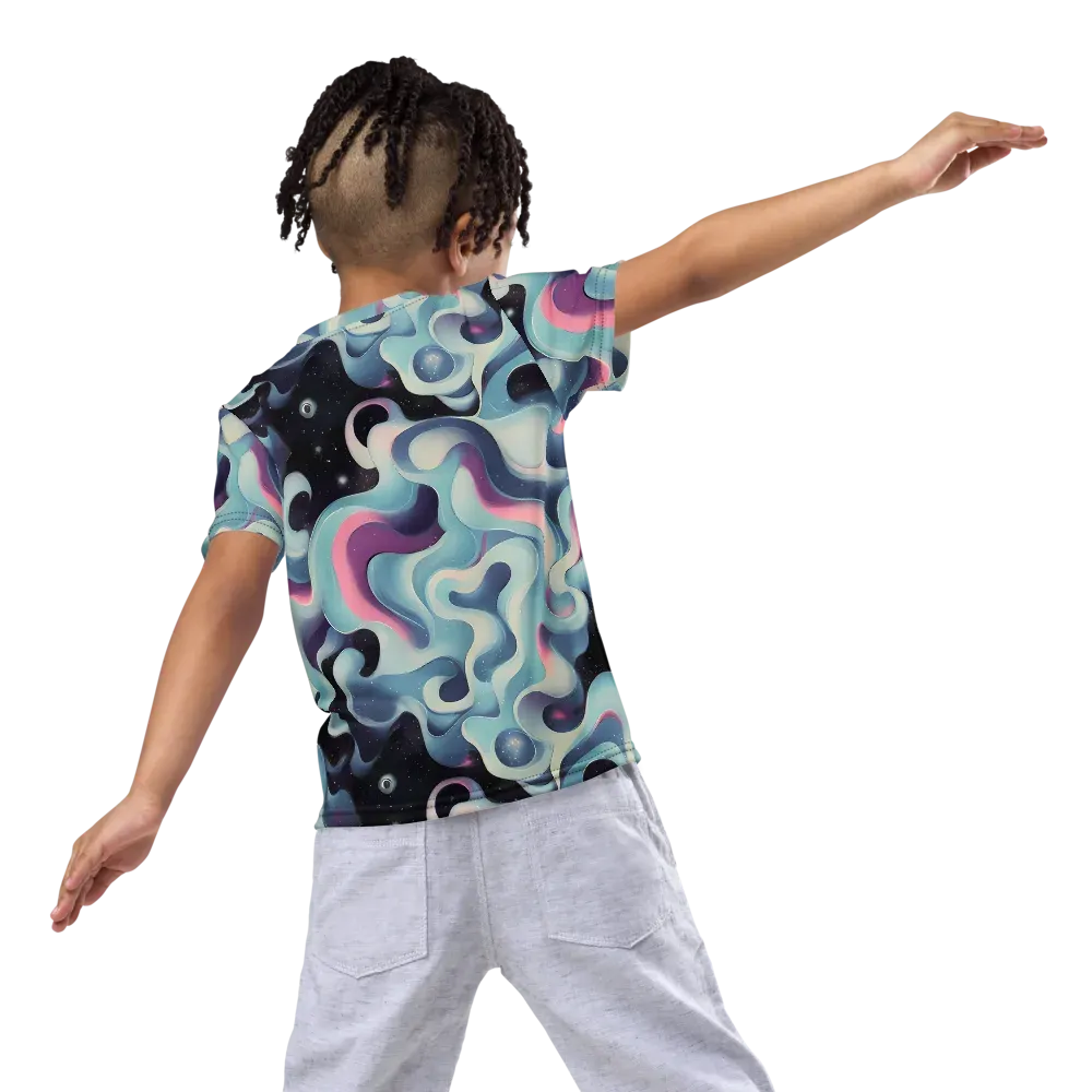 Judd Elegance on Kids Crew Neck T-Shirt — Back