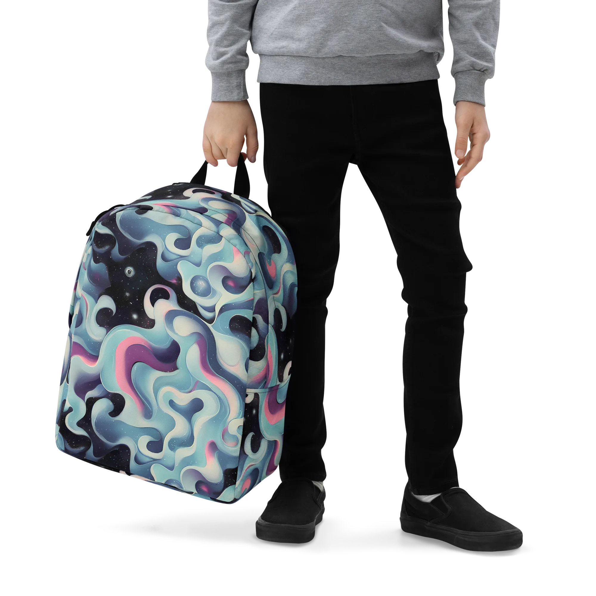 Judd Elegance on Minimalist Backpack — Zoomed-in