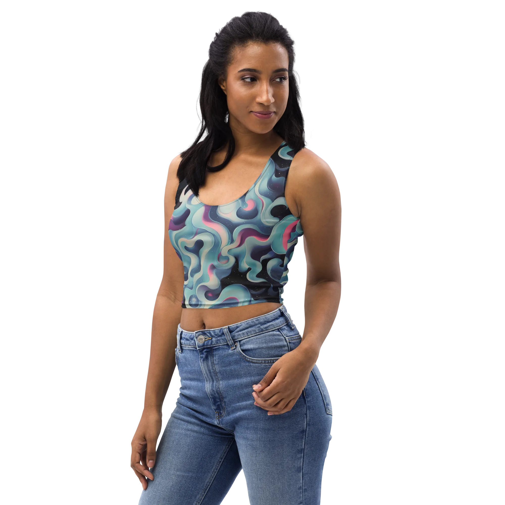 Judd Elegance on Crop Top — Left Front