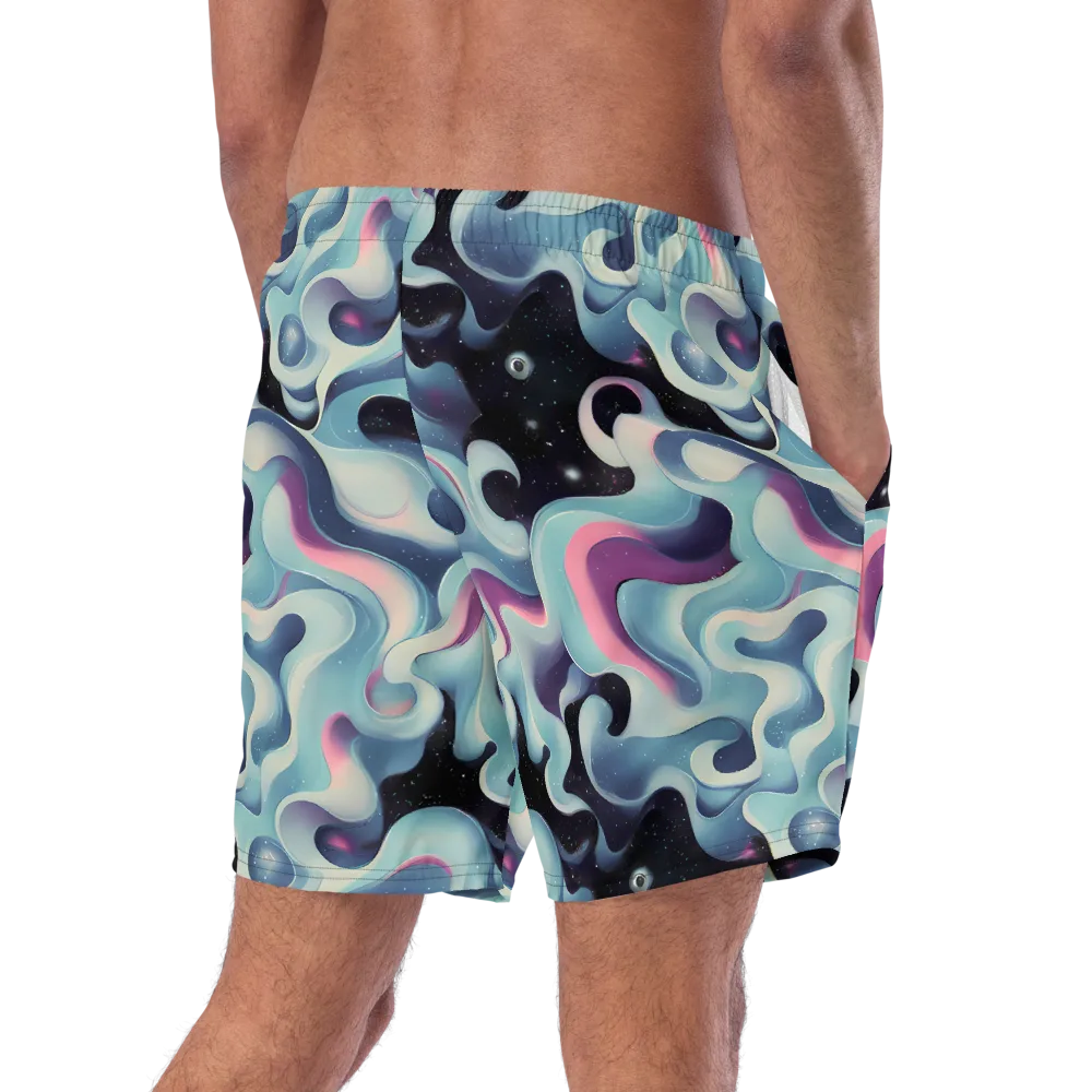 Judd Elegance on Swim Trunks — Right Back