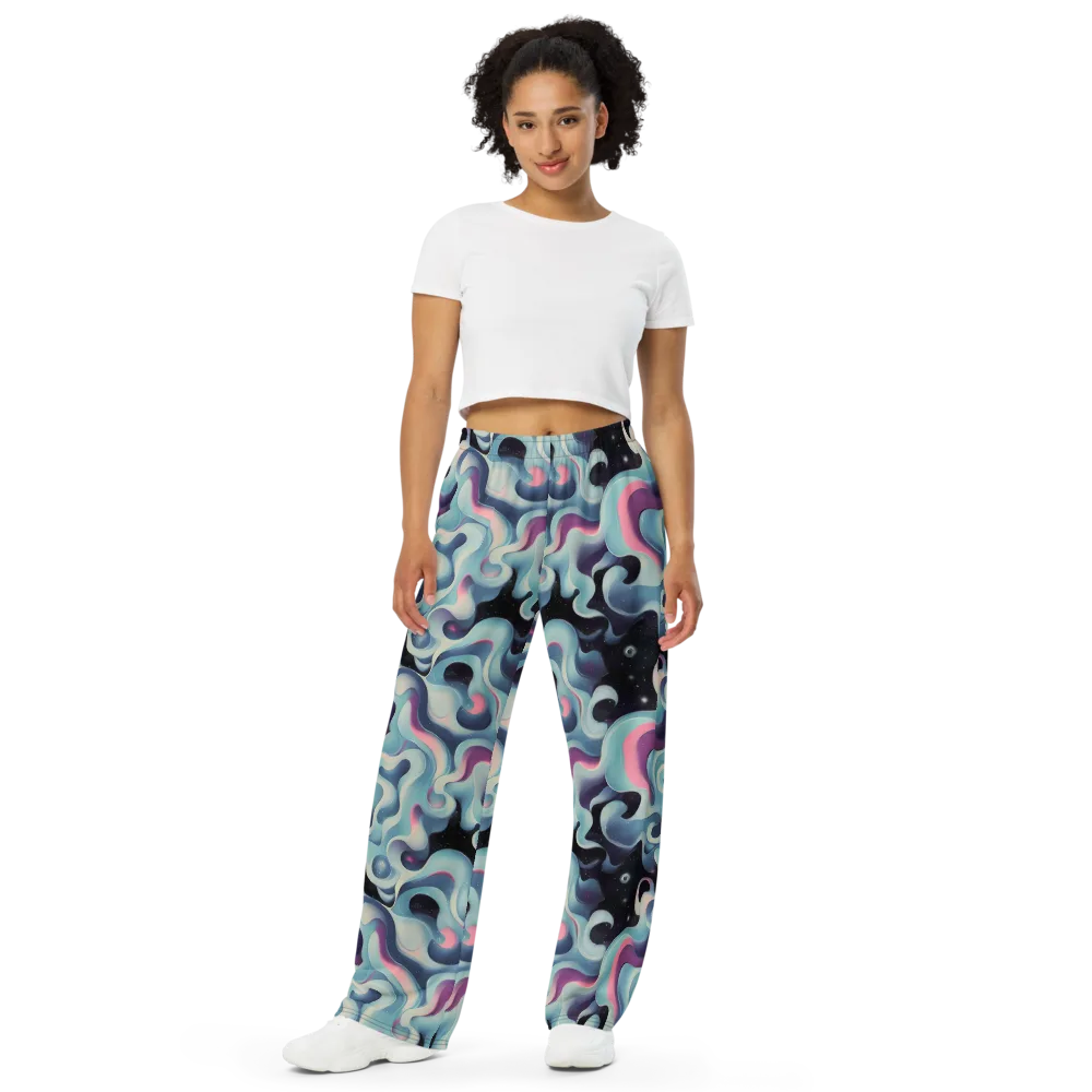 Judd Elegance on Wide-Leg Pants — Front