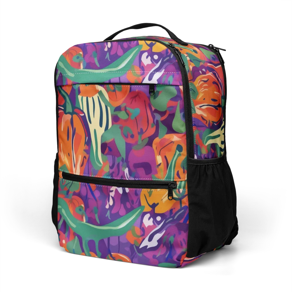 Prismatic Harvest on Utility Backpack — Left Front