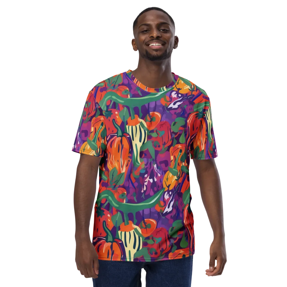 Prismatic Harvest on Men's Crew Neck T-Shirt — Front