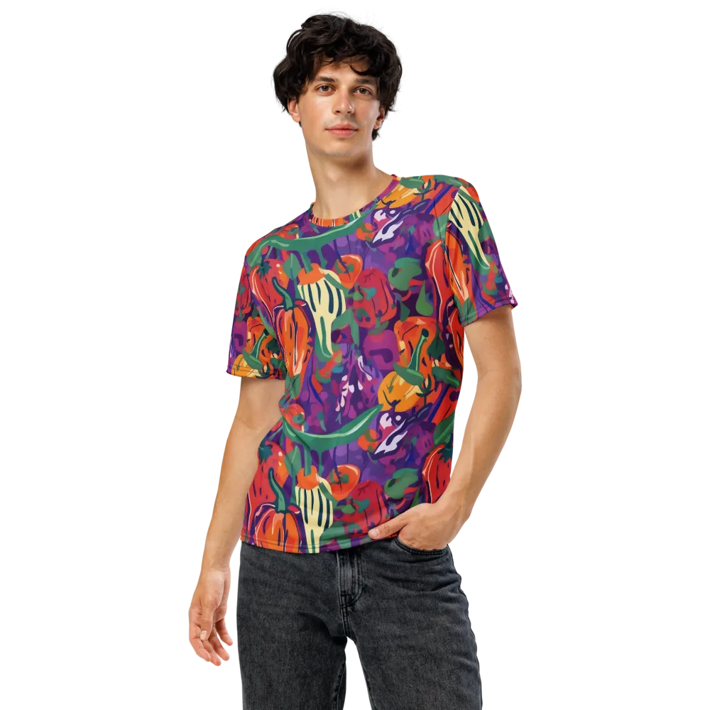 Prismatic Harvest on Men's Crew Neck T-Shirt — Front