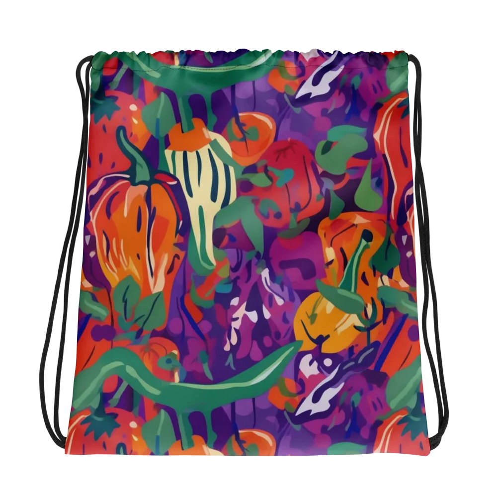 Prismatic Harvest on Drawstring Bag — Photo