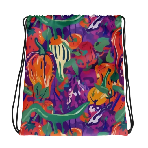 Prismatic Harvest on a Drawstring Bag