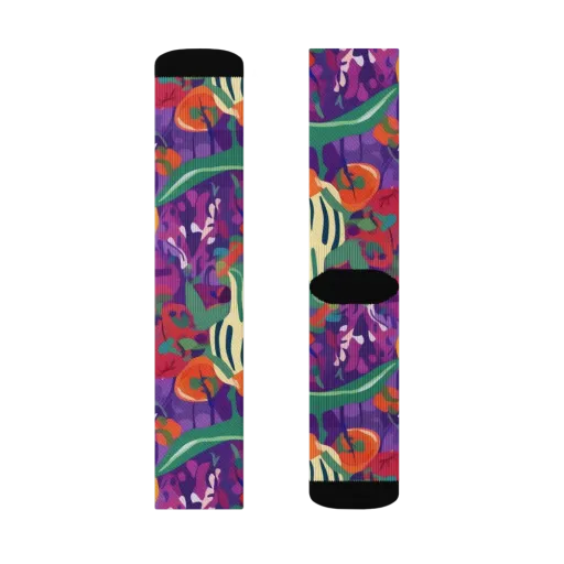 Prismatic Harvest on a Socks
