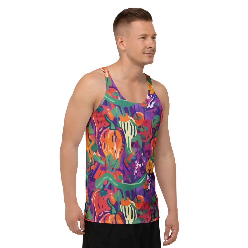 Prismatic Harvest on Men's Tank Top — Right Front