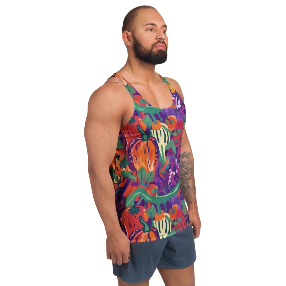 Prismatic Harvest on Men's Tank Top — Right Front