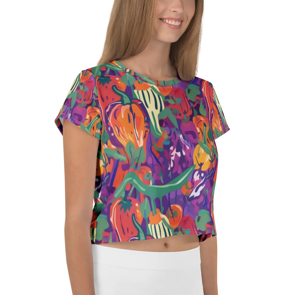 Prismatic Harvest on Crop Tee — Right