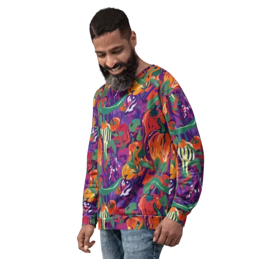 Prismatic Harvest on a Sweatshirt