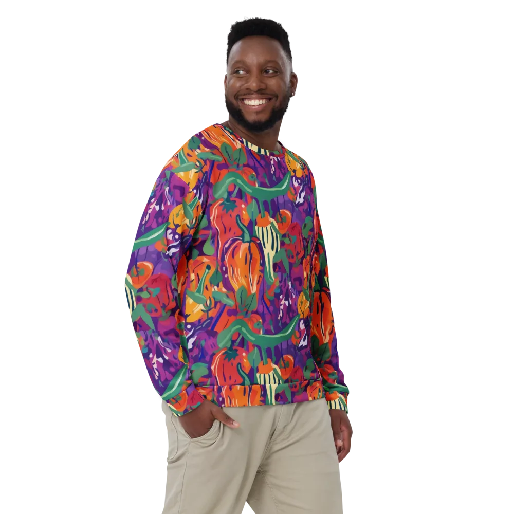 Prismatic Harvest on Sweatshirt — Front