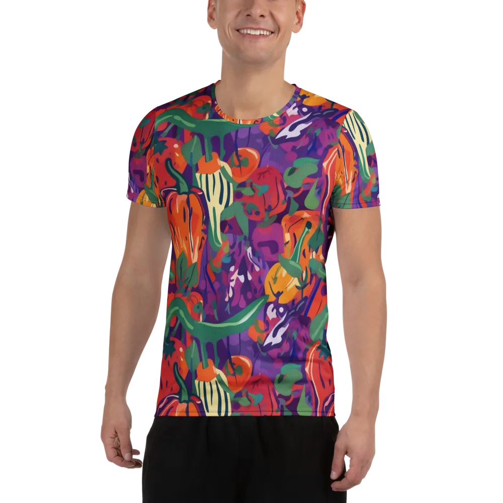 Prismatic Harvest on Men's Athletic T-Shirt — Front