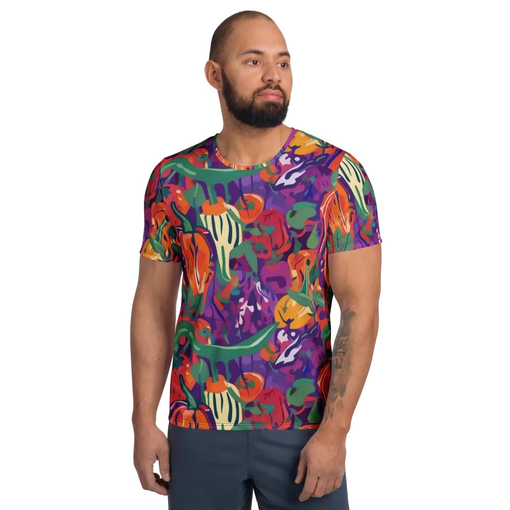 Prismatic Harvest on Men's Athletic T-Shirt — Front