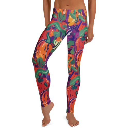 Prismatic Harvest on a Leggings