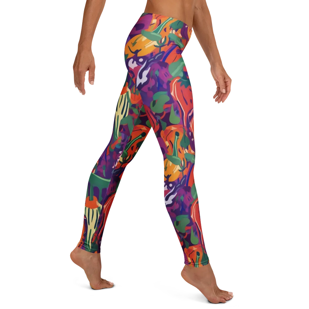 Prismatic Harvest on Leggings — Right