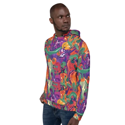 Prismatic Harvest on a Hoodie