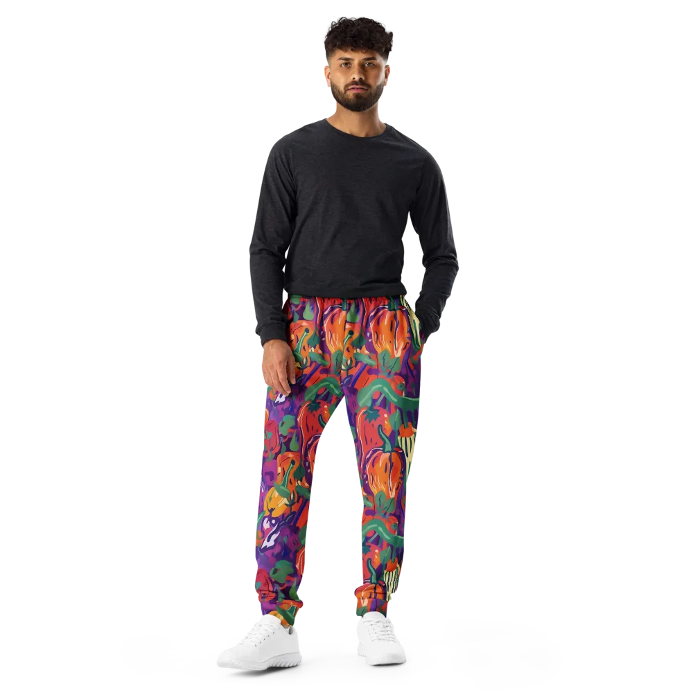 Prismatic Harvest on Men's Joggers — Front