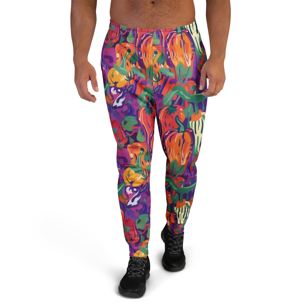 Prismatic Harvest on Men's Joggers — Front