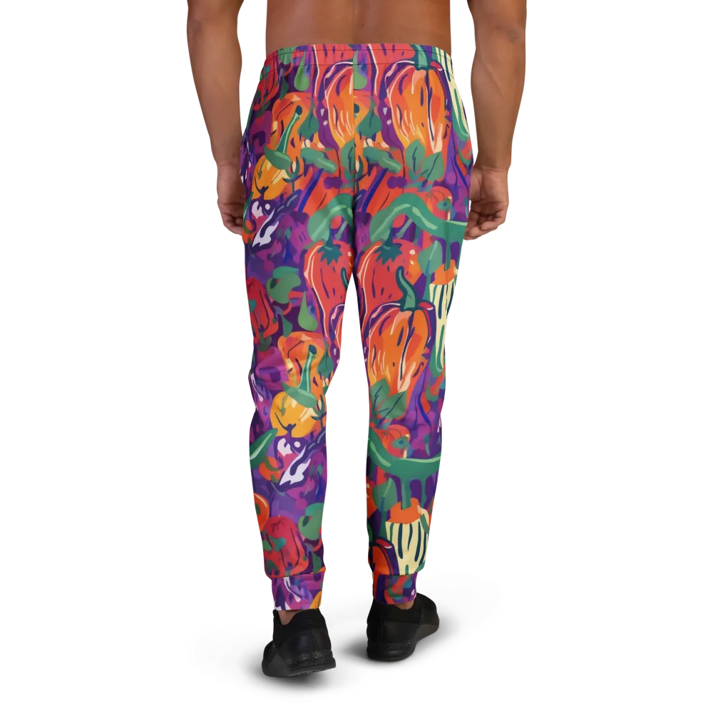 Prismatic Harvest on Men's Joggers — Back