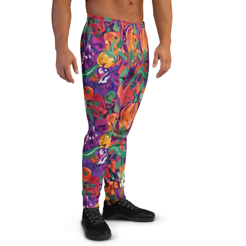 Prismatic Harvest on Men's Joggers — Right