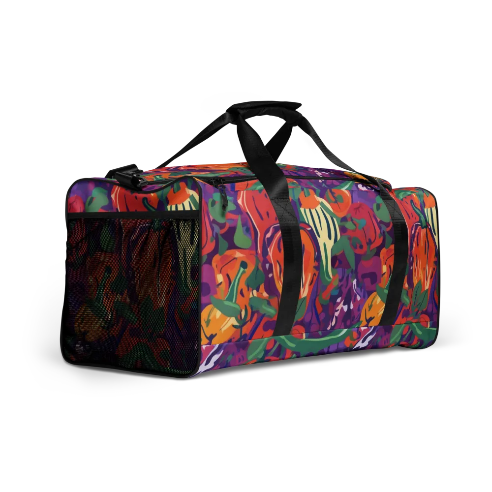 Prismatic Harvest on Duffle Bag — Right Front