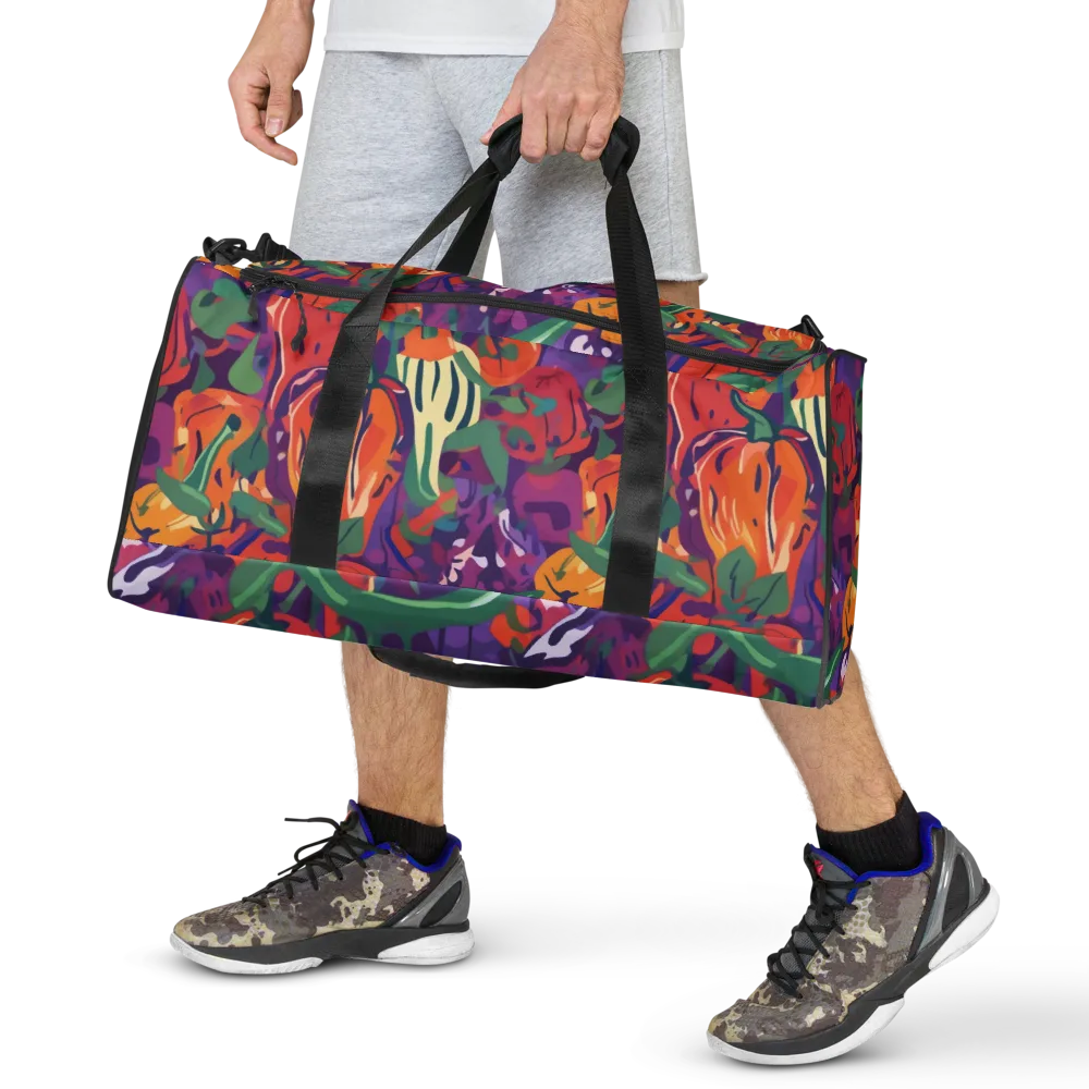 Prismatic Harvest on Duffle Bag — Front