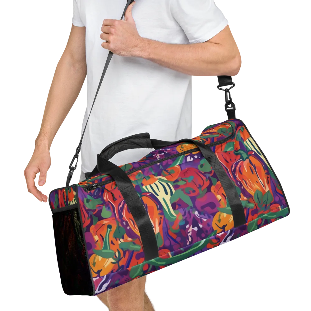 Prismatic Harvest on Duffle Bag — Right Front