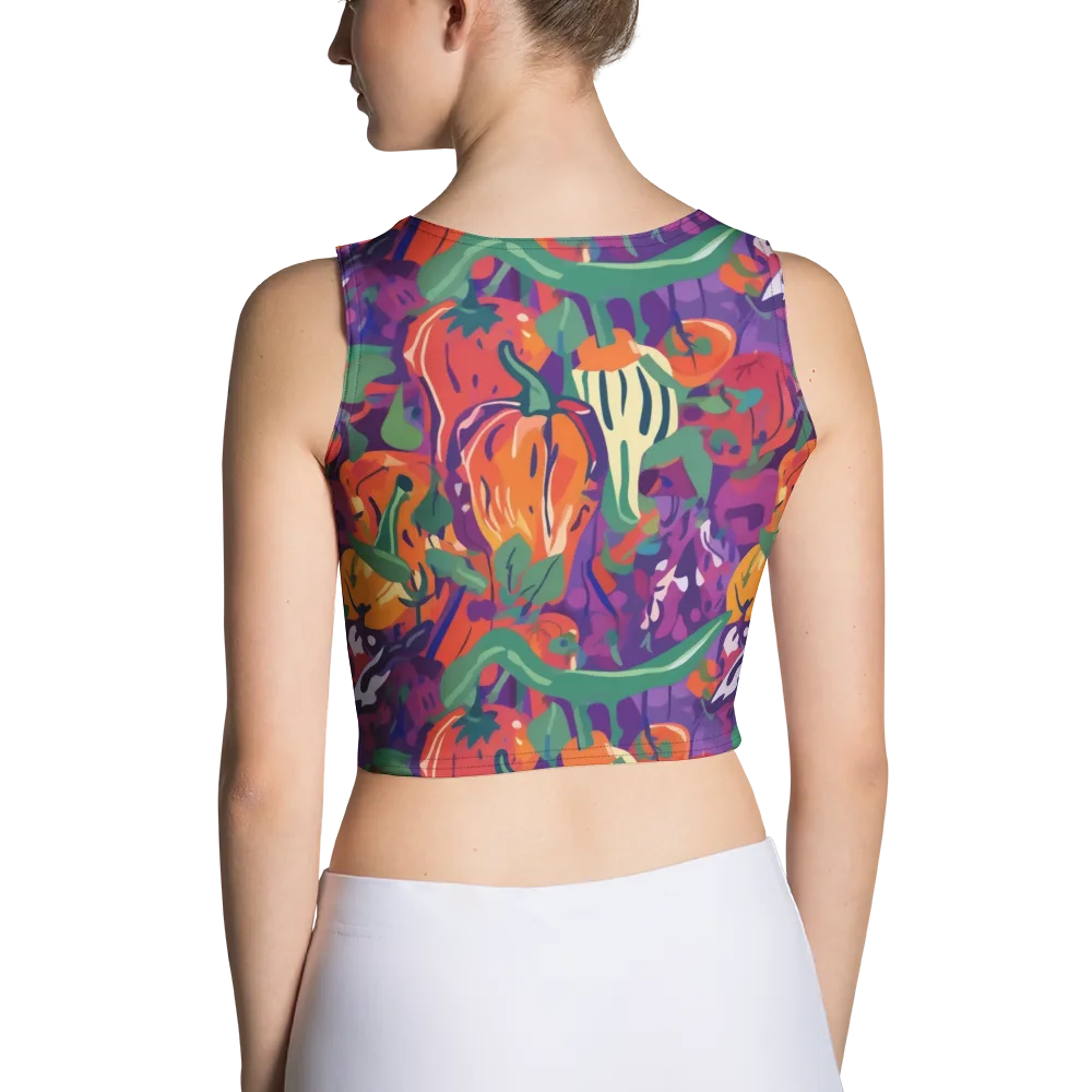 Prismatic Harvest on Crop Top — Back