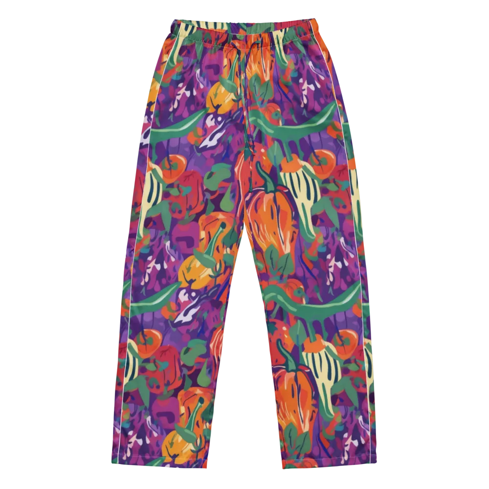 Prismatic Harvest on Women's Pajama Pants — Front
