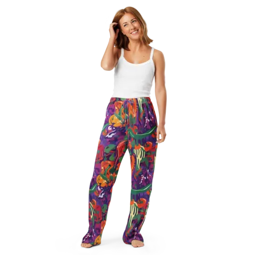 Prismatic Harvest on a Women's Pajama Pants
