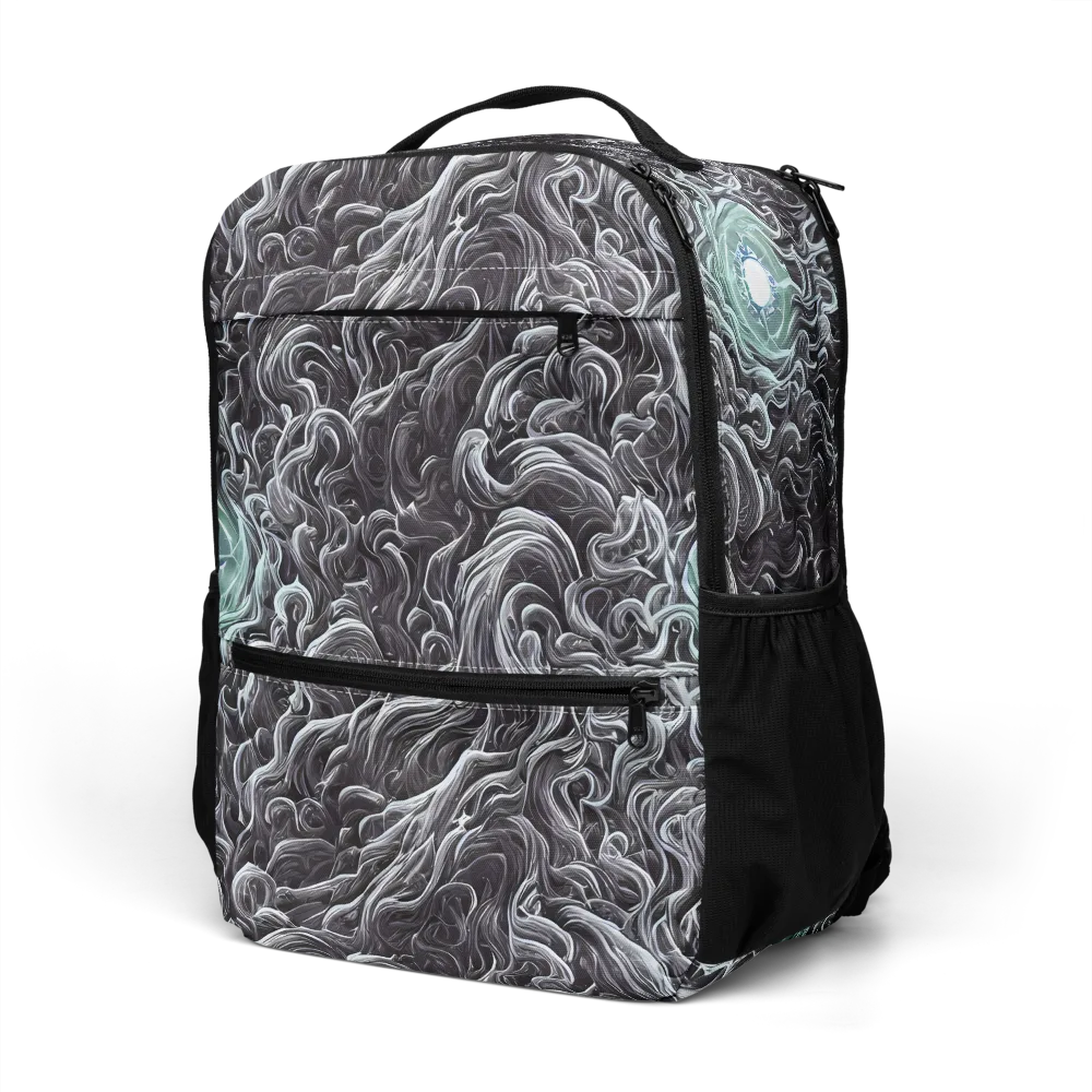 Savrasov Swirls on Utility Backpack — Left Front