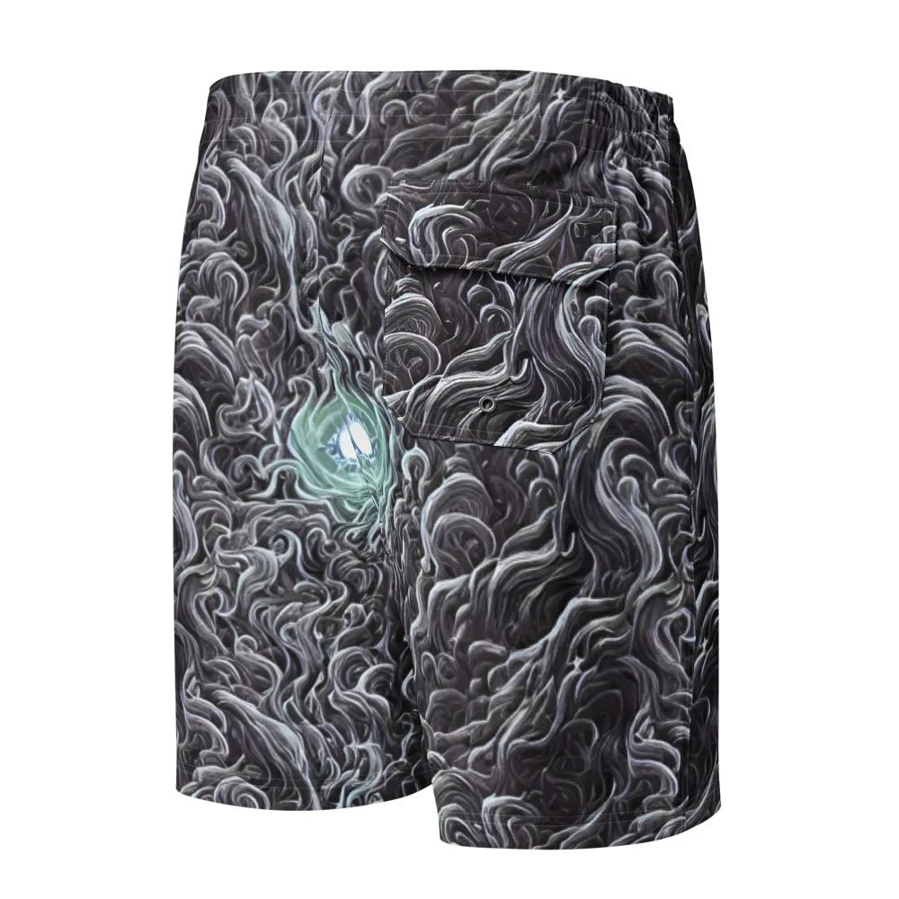 Savrasov Swirls on Men's Board Shorts — Back