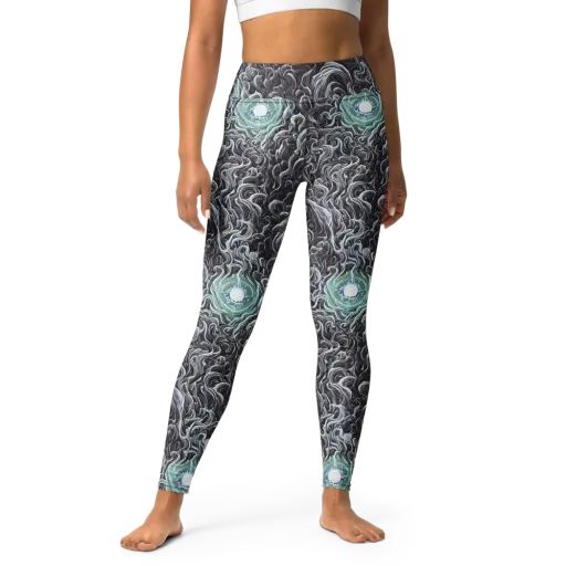 Savrasov Swirls on a Yoga Leggings
