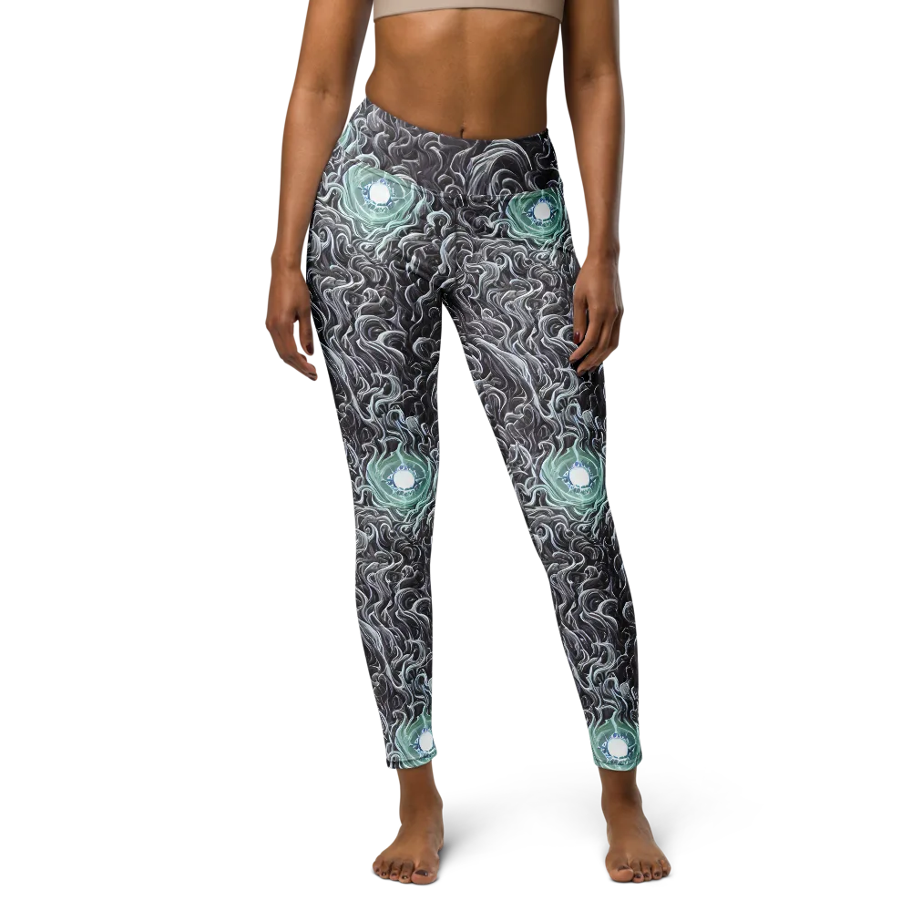 Savrasov Swirls on Yoga Leggings — Front