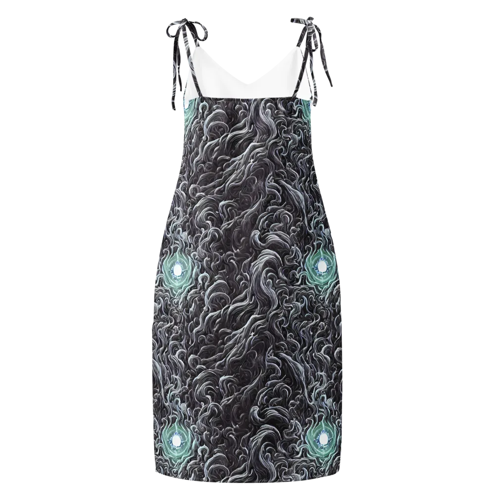 Savrasov Swirls on Slip Dress — Back