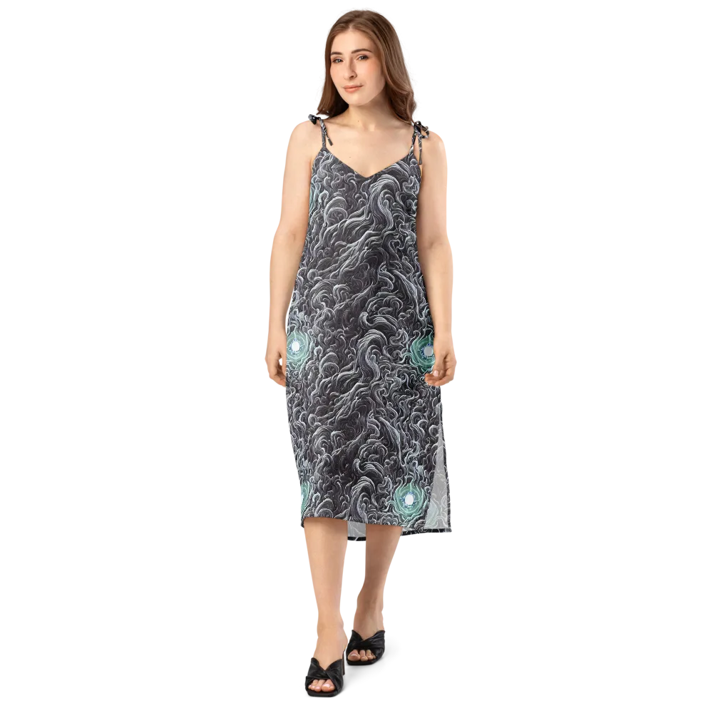 Savrasov Swirls on Slip Dress — Front