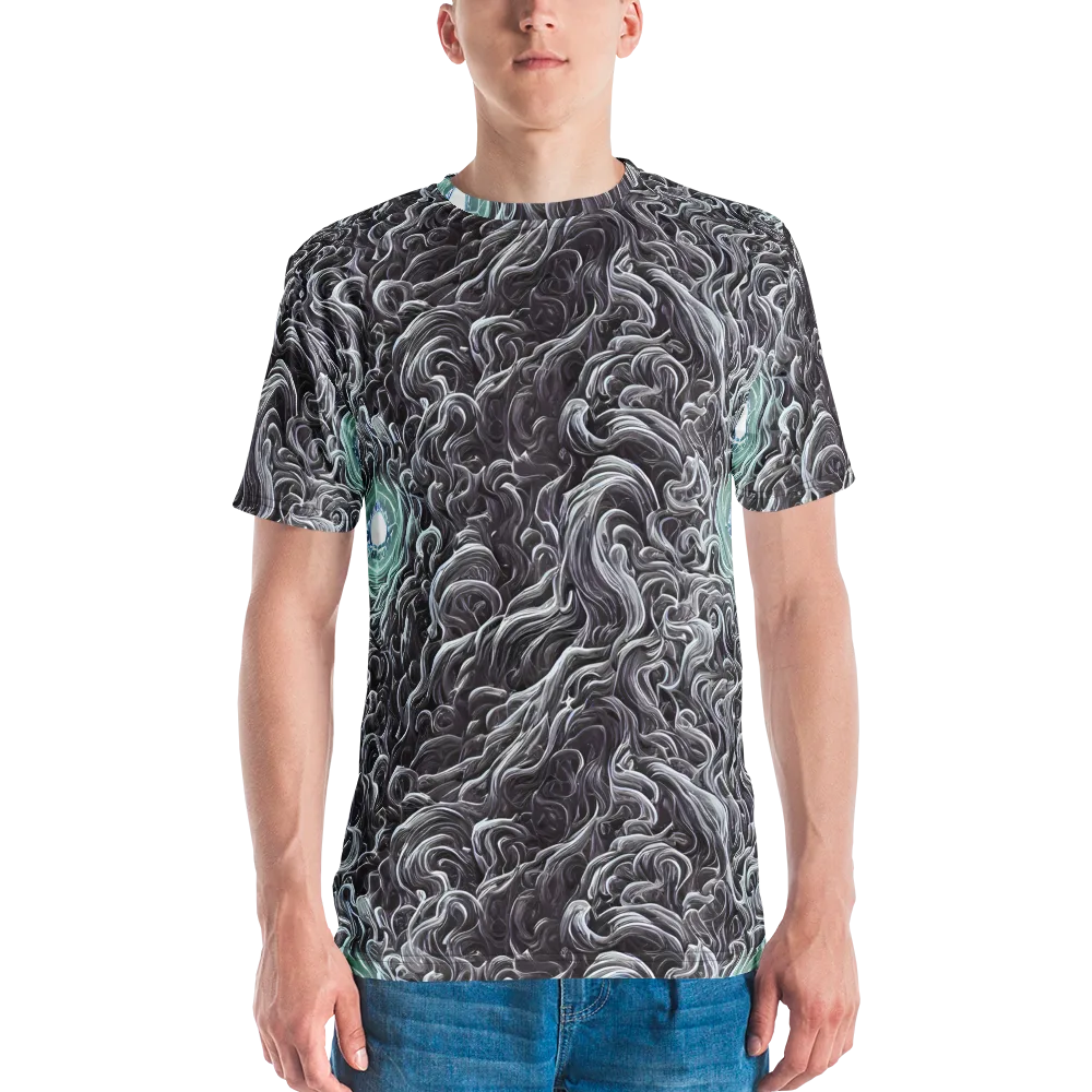 Savrasov Swirls on Men's Crew Neck T-Shirt — Front