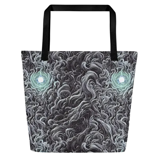 Savrasov Swirls on a Large Tote Bag W/ Pocket