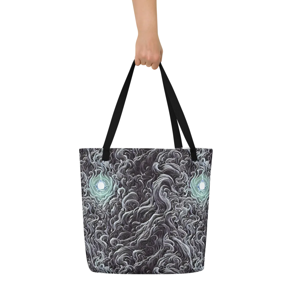 Savrasov Swirls on Large Tote Bag W/ Pocket — Front