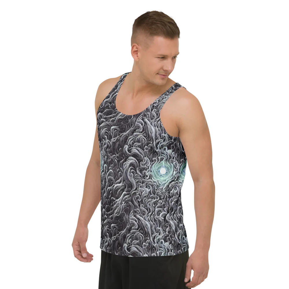 Savrasov Swirls on Men's Tank Top — Left Front