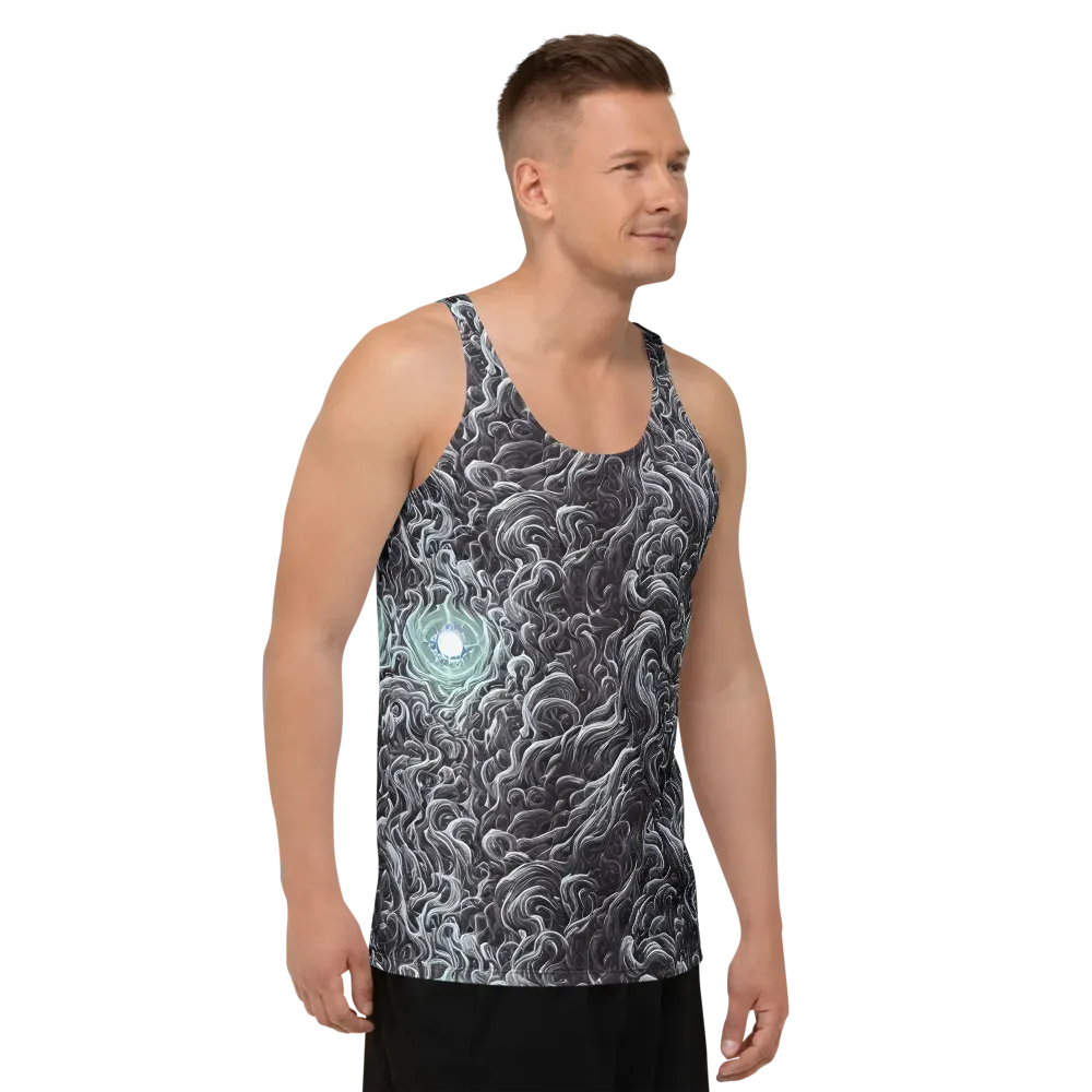 Savrasov Swirls on Men's Tank Top — Right Front