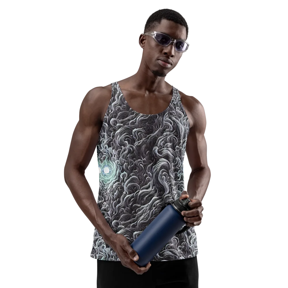Savrasov Swirls on Men's Tank Top — Front
