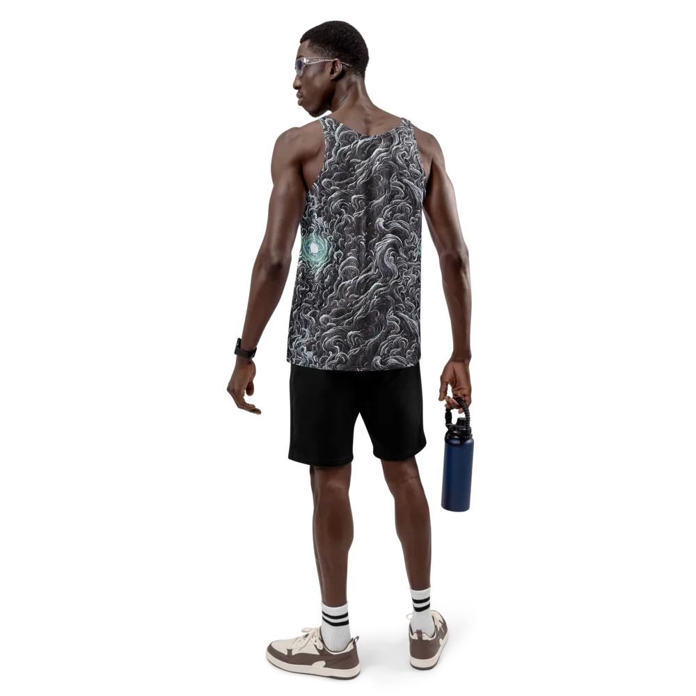 Savrasov Swirls on Men's Tank Top — Back