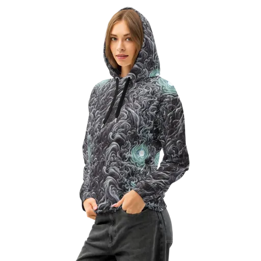 Savrasov Swirls on a Cotton Hoodie