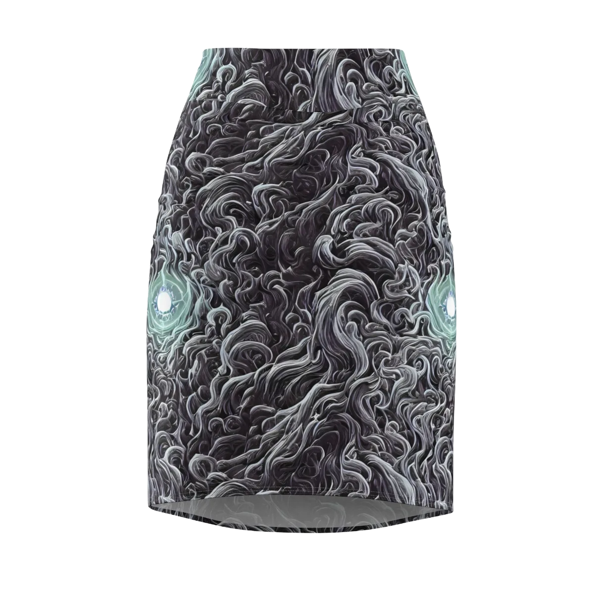 Savrasov Swirls on Pencil Skirt — Front
