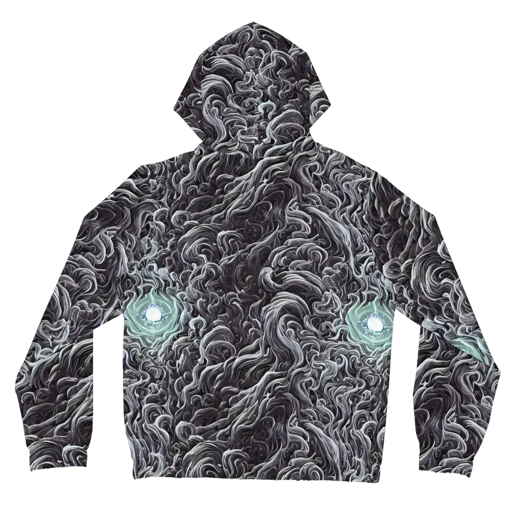 Savrasov Swirls on Women's Full-Zip Hoodie — Back